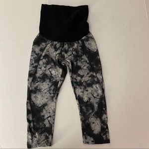 Motherhood maternity crop leggings yoga workout S